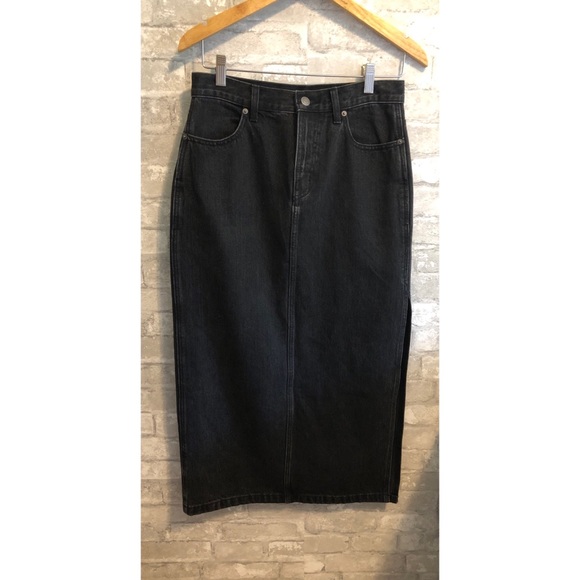 Aritiza TNA Durrell A Line Denim Skirt - Picture 3 of 8